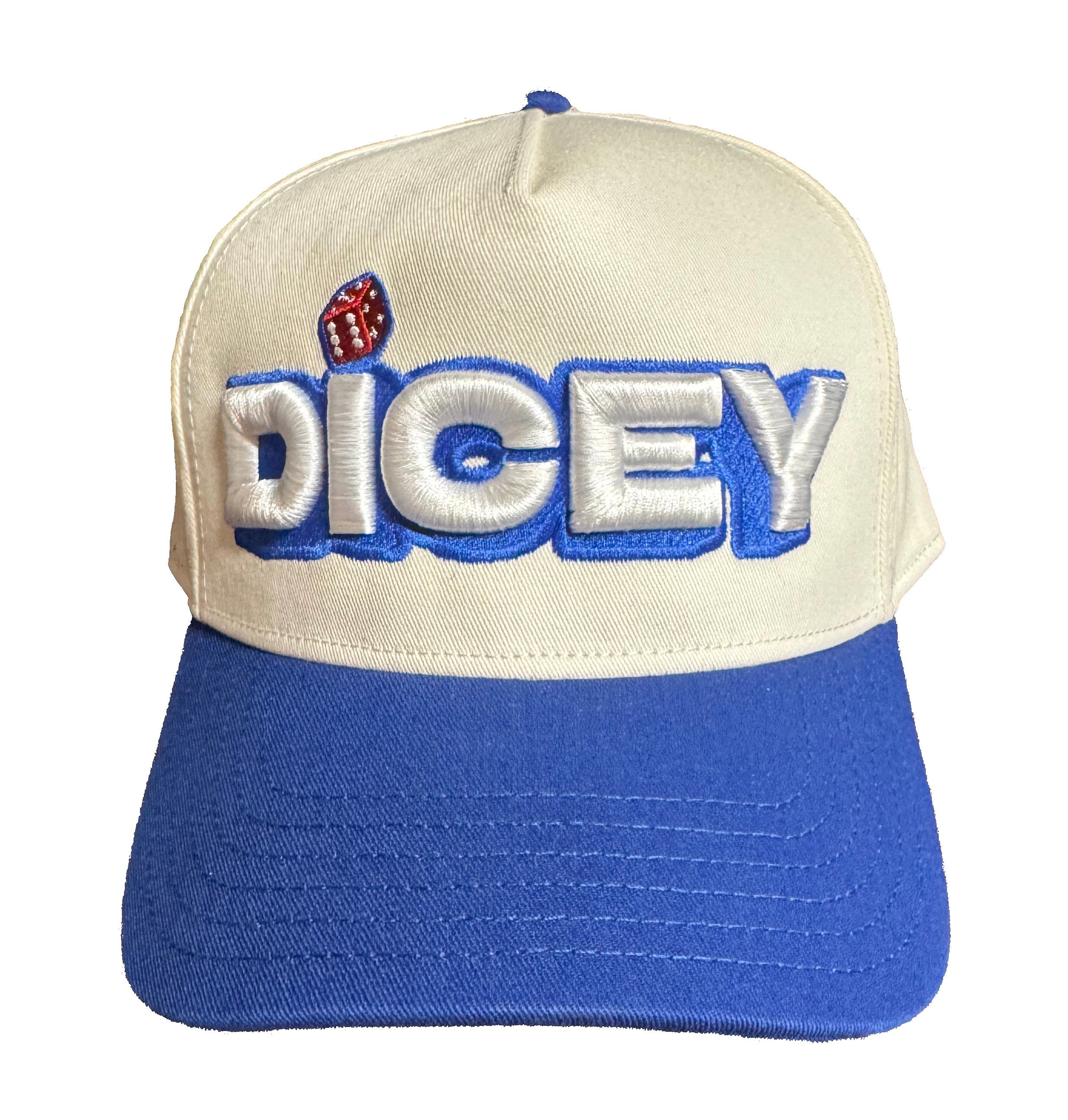 Adjustable Dicey Hat Blue