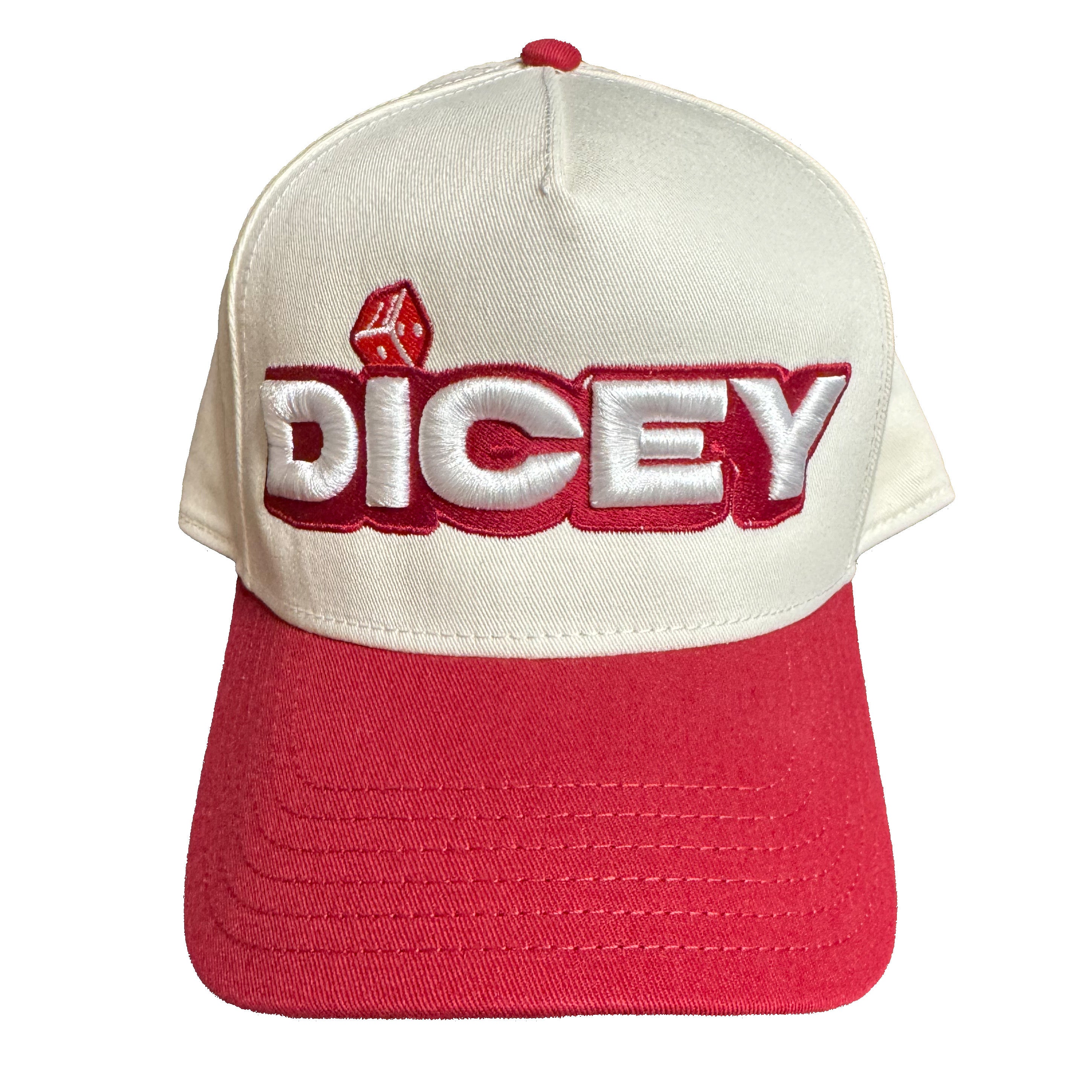 Adjustable Dicey Hat Red