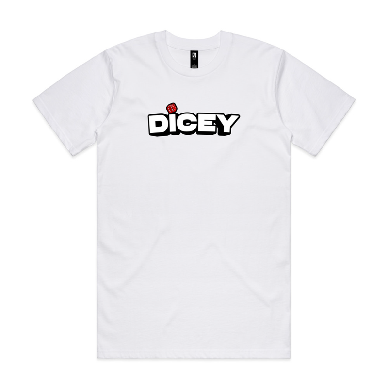 Short Sleeve Premium Dicey T-Shirt White